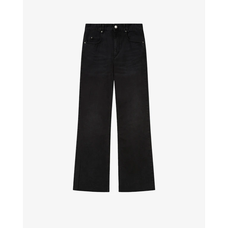 Pantalon Belvira - Femme - Noir Délavé - Taille 34 - Isabel Marant