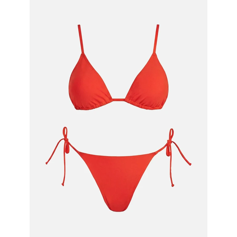 Mc2 Saint Barth Marielle Orange Classic Swim Briefs Bottom - Women