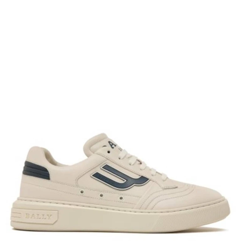Bally Triumph Low-Top Leather Sneakers, Brand Size 5 ( US Size 6 )