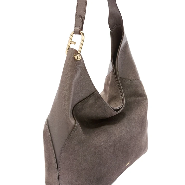 Furla Sac Porté Épaule - Gris