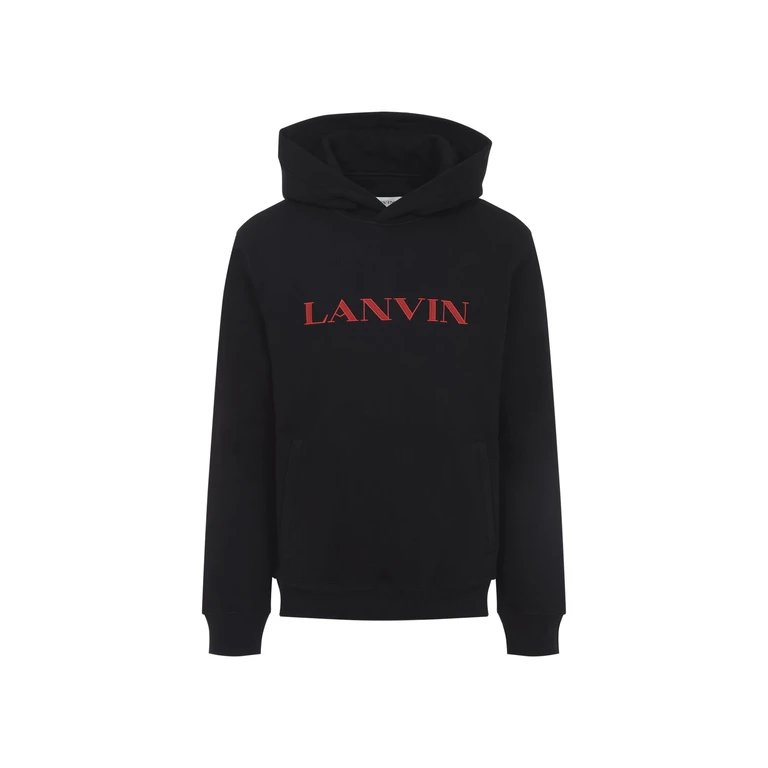 Lanvin Logo Hoodie Cotton - Men