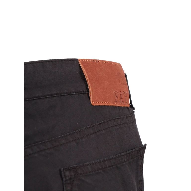 Mid-Rise Flared Jeans in Black Stretch Cotton Denim (NTW8252505TWBTB999)