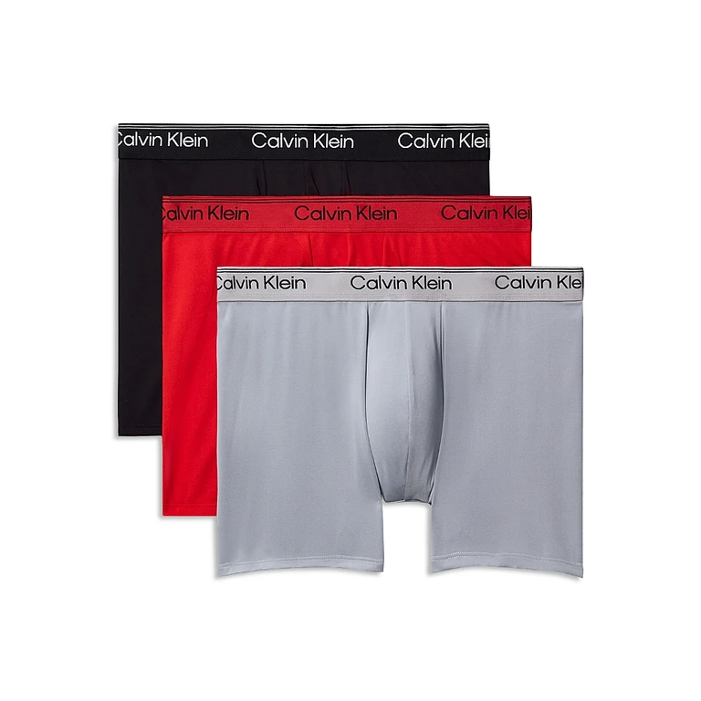 Calvin Klein Microfiber Stretch Boxer Briefs - 3 pack