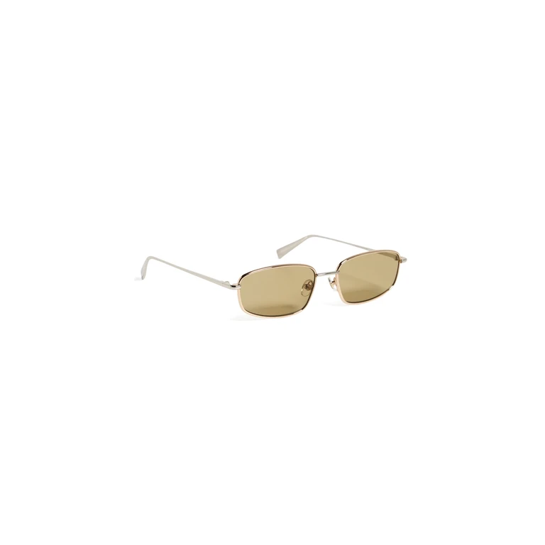 Jacquemus Rectangle Frame Sunglasses Yellow Gold/Light Gold One Size