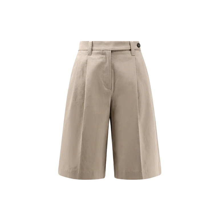 Brunello Cucinelli Cotton And Linen Shorts