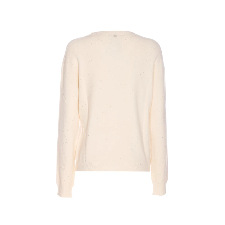 Liu Jo Sweaters White Viscose Polyester Polyamide - Women