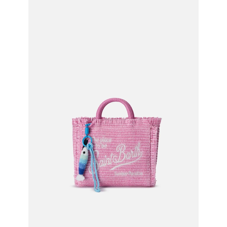 Mc2 Saint Barth Funny Bag Charm With Crochet Sardine Fish Sky Small Accessories - Unisex