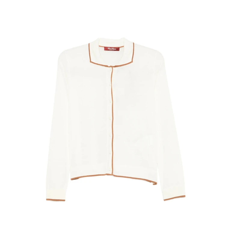 Contrast-trim Cardigan