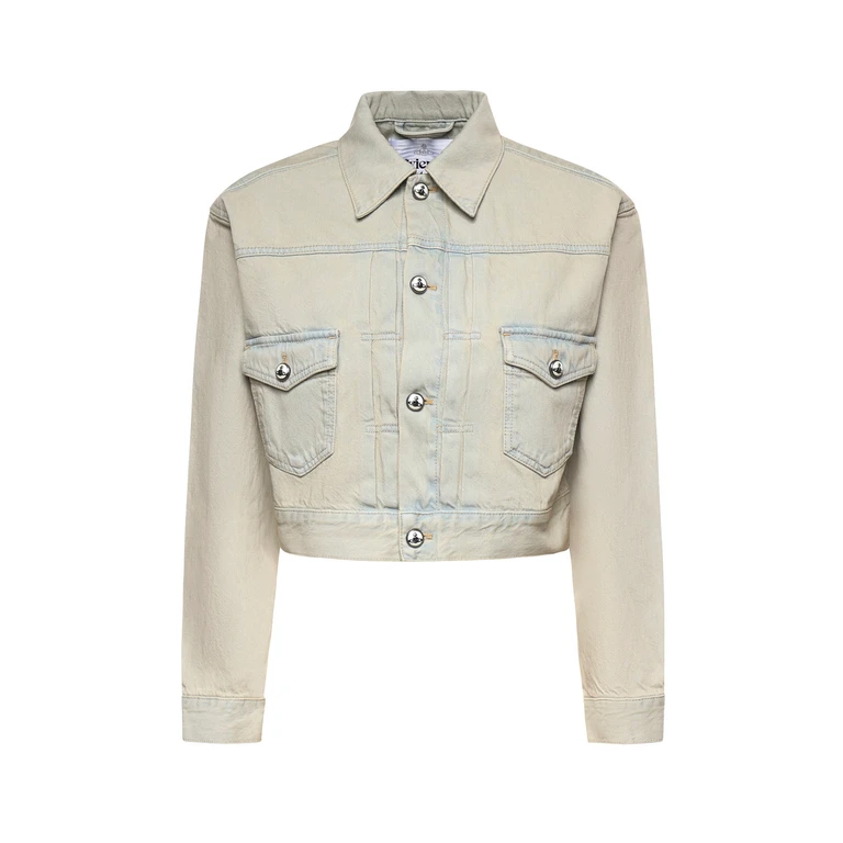 Vivienne Westwood Marlene Cropped Denim Jacket