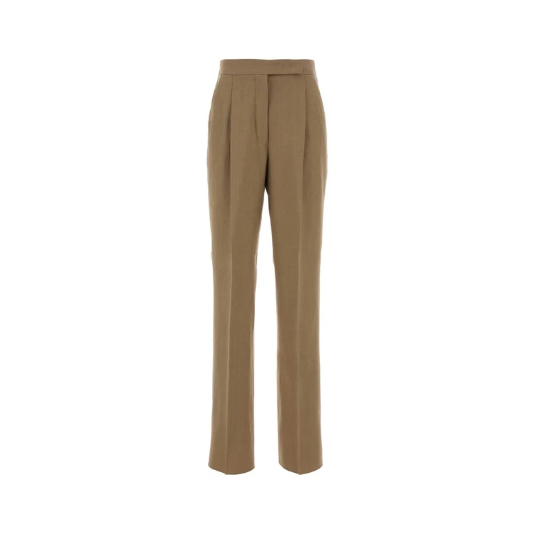 Max Mara 2611131152600 002 Deserto Exterior: Hemp Pantaloni