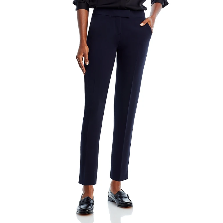 Theory Ibbey Admiral Crepe Straight Pants - Exclusive