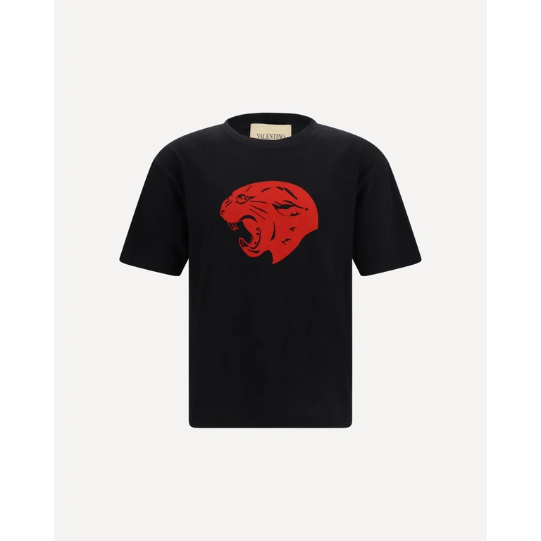 VALENTINO Panther cotton T-shirt Male M