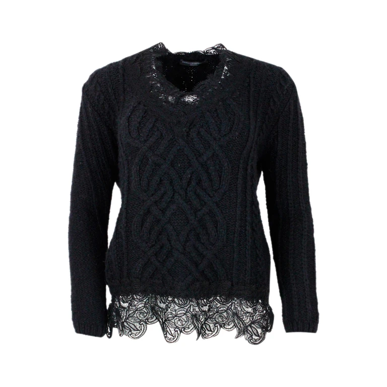Ermanno Scervino Sweaters Black 50wp 20co 5vo - Women