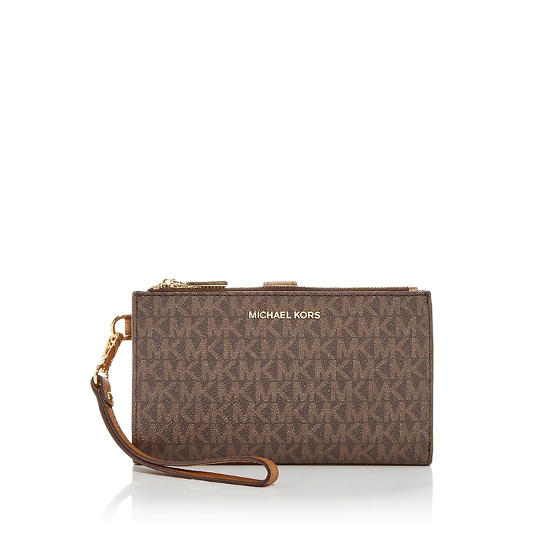 Michael Michael Kors Signature Print Wristlet Wallet