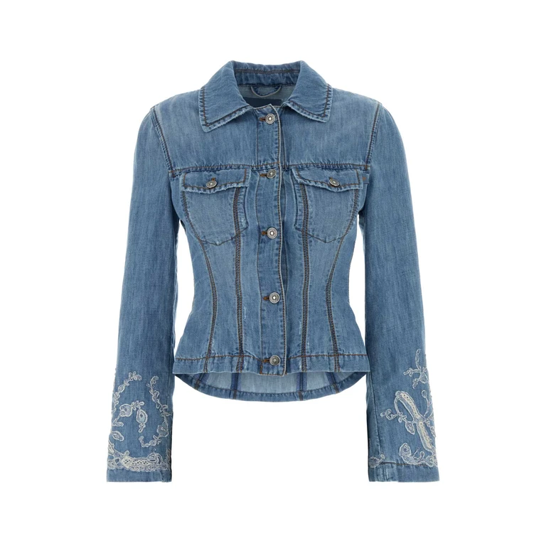 Ermanno Scervino D487i321apziw 94037 Denim Co Li Giacche E Gilet