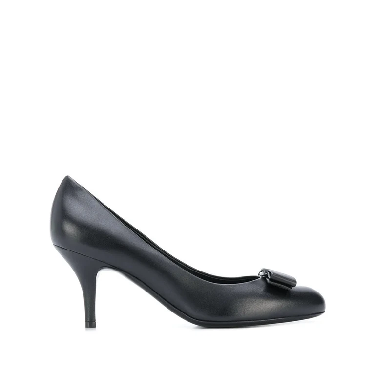 Ferragamo Womens Black Pumps Heels