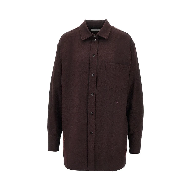 VICTORIA BECKHAM Wool flannel shirt Woman 8