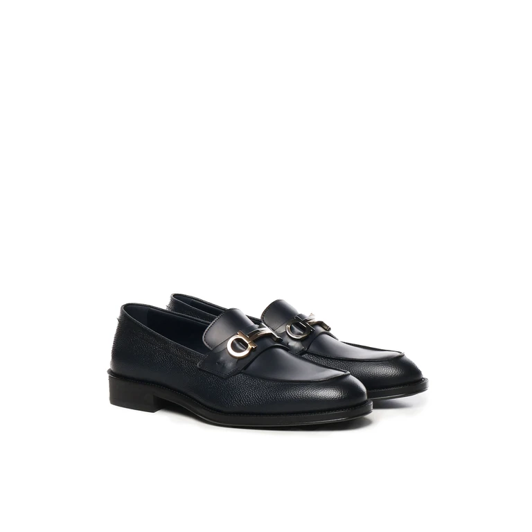 Ferragamo Gancini Ornament Moccasin