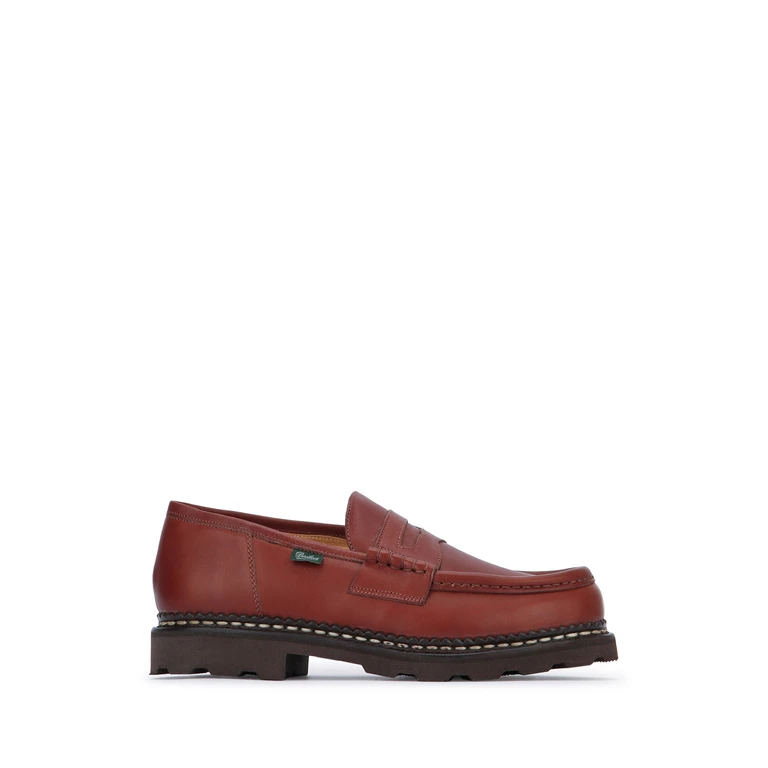Paraboot Reims Marron Leather Mocassini - Men