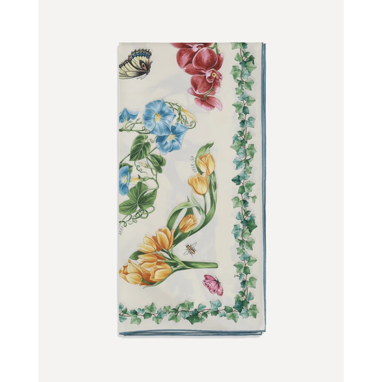 FERRAGAMO Eden print Silk Scarf Female UNI
