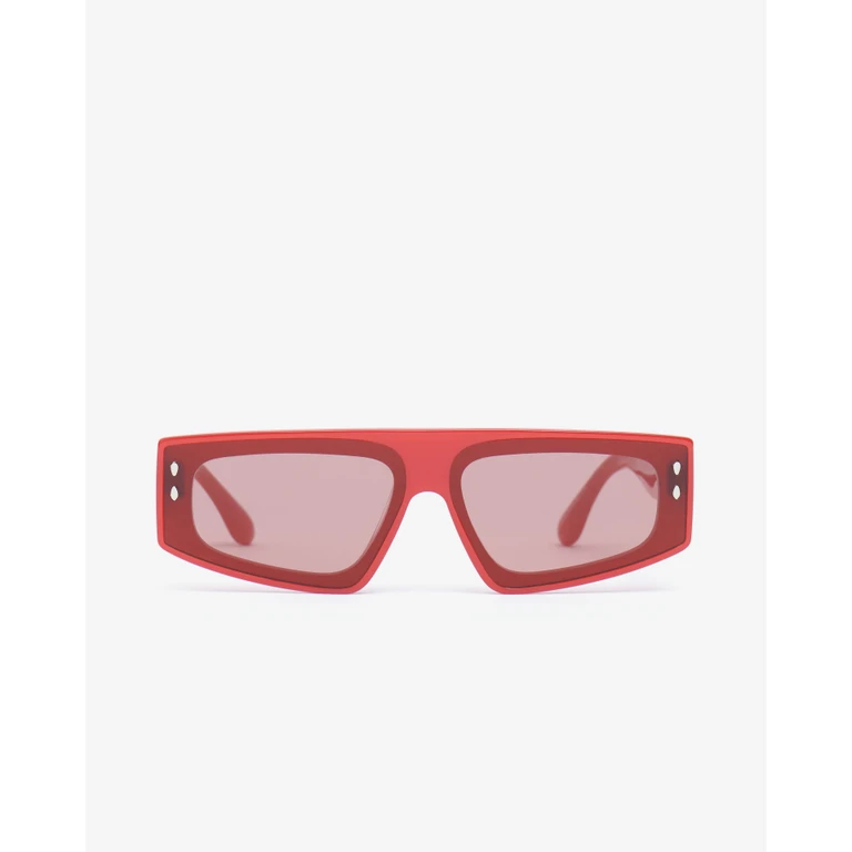 Lunettes De Soleil Zoomy - Femme - Rouge-bordeaux - - Isabel Marant