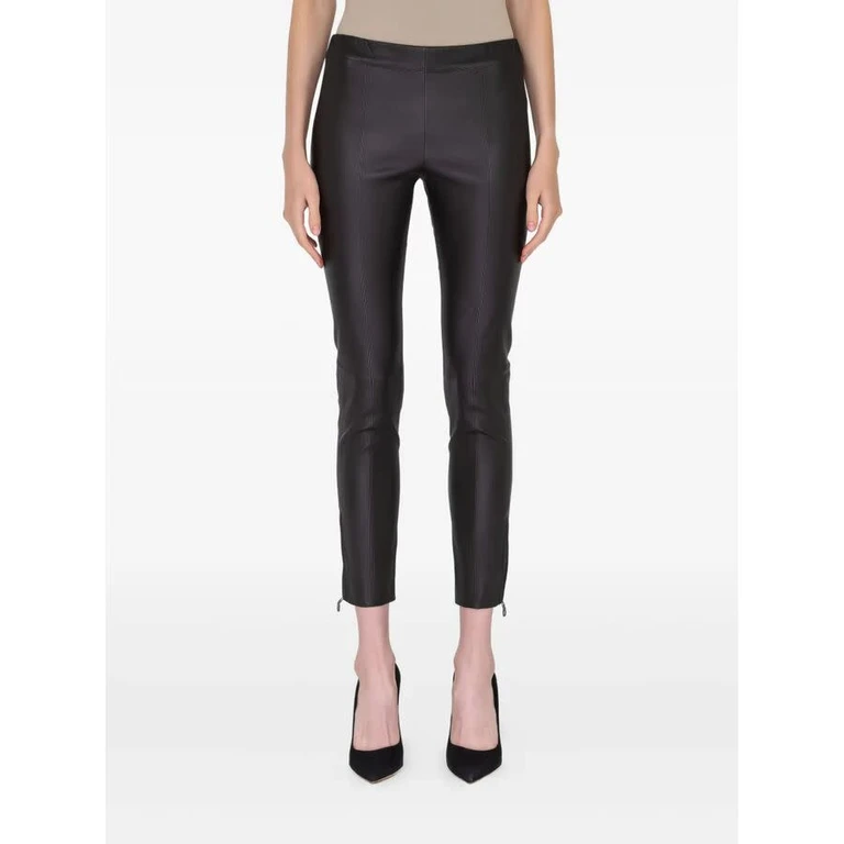 Ferragamo Leather-Trousers