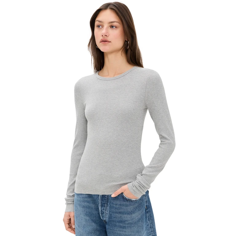 Éterne Long Sleeve Fitted Top Cream S