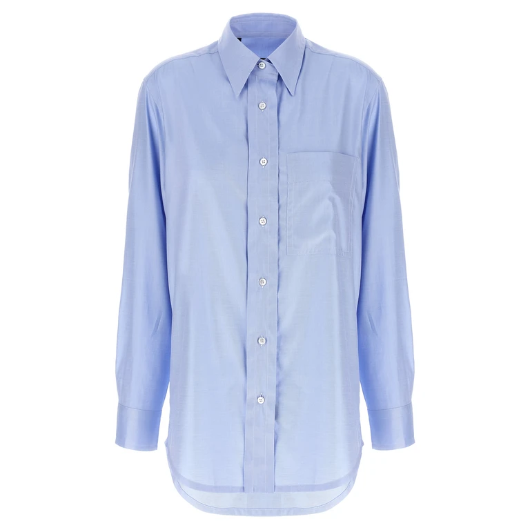 Brioni Blue Cotton Blouse - Women