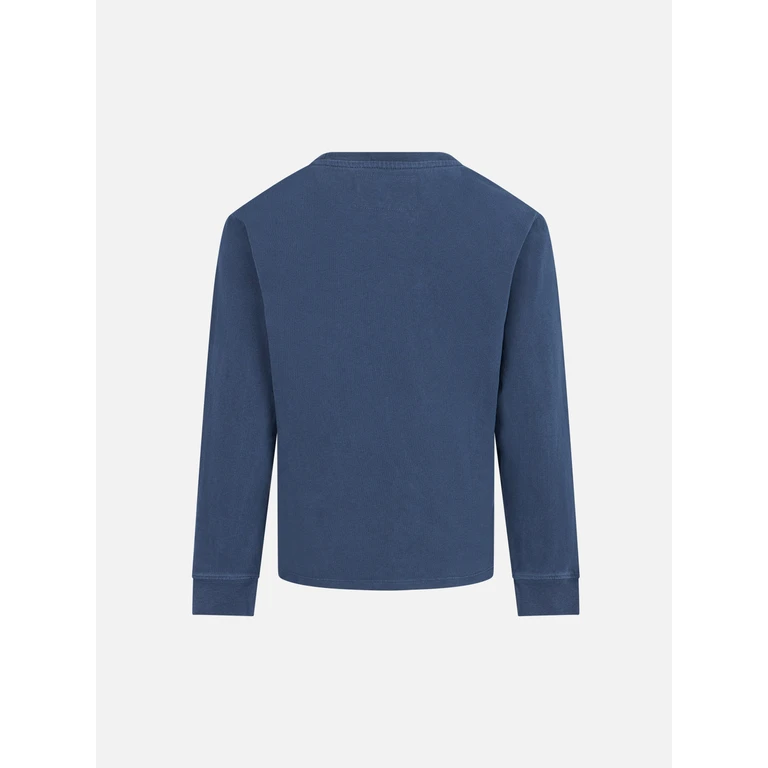 Mc2 Saint Barth Boy Heavy Cotton Blue T-Shirt
