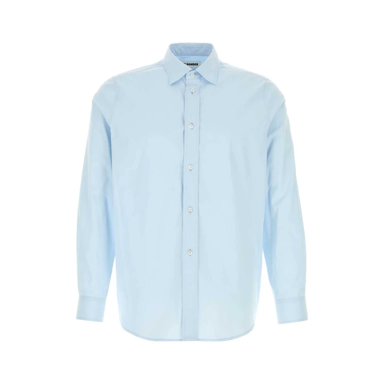 Jil Sander J21dl0266j45342 460 Sky Exterior: Cotton Camicie