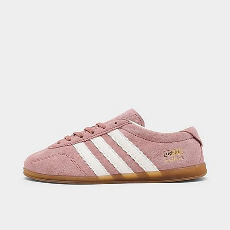 adidas Women's Originals Gazelle Lo Pro Casual Shoes in Collegiate Green/Cloud White/Gum Size: 5.0