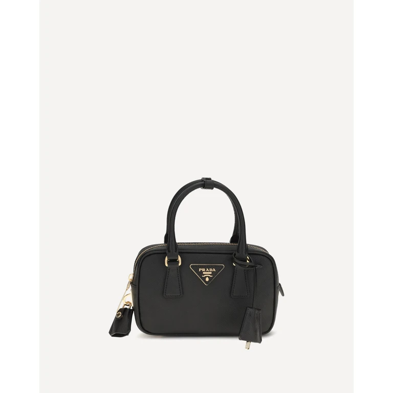 PRADA Leather Handbag Female UNI