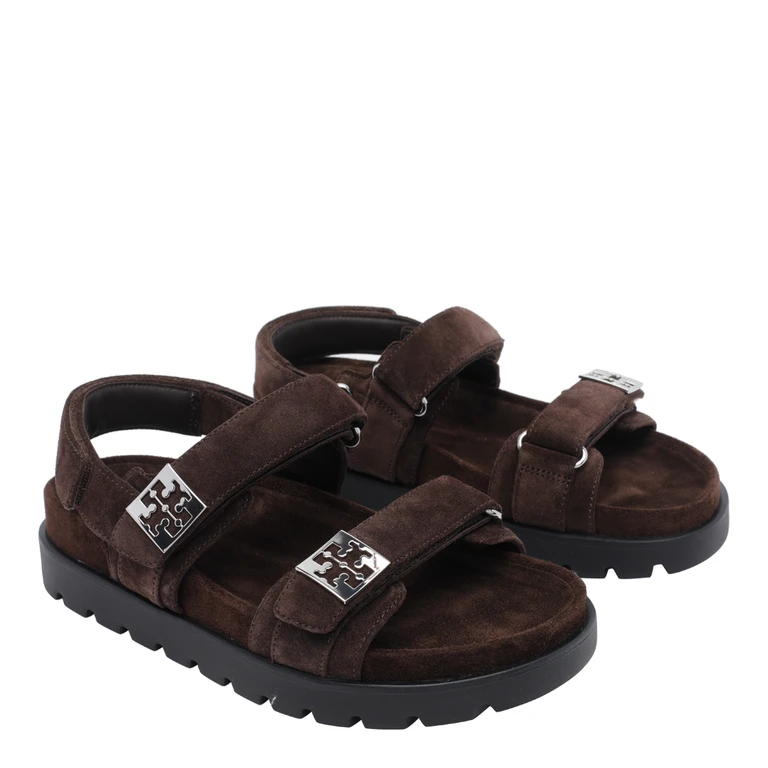 Brown Suede Leather/rubber Sole - Women