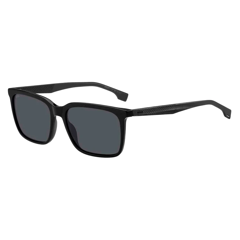 Hugo Boss Grey Rectangular Mens Sunglasses BOSS 1579/S 008A/2K 57