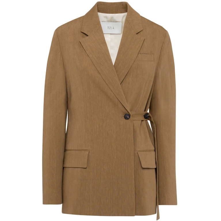 Tela Giacca Omega Green Blazer - Women