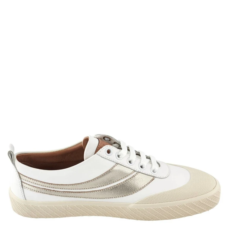 Bally Shennon White Leather Low-top Sneakers