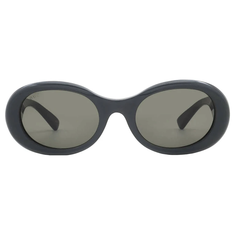 Gucci Grey Oval Ladies Sunglasses GG1587S 001 52