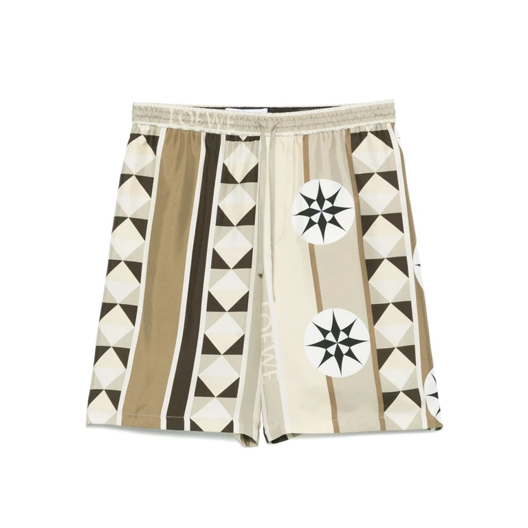 Loewe Paula'S Ibiza LOEWE PAULAS IBIZA Shorts Beige Silk - Men