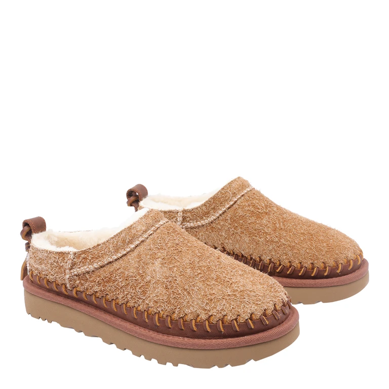 UGG Camel Suede Classic Micro Biarritz Slippers