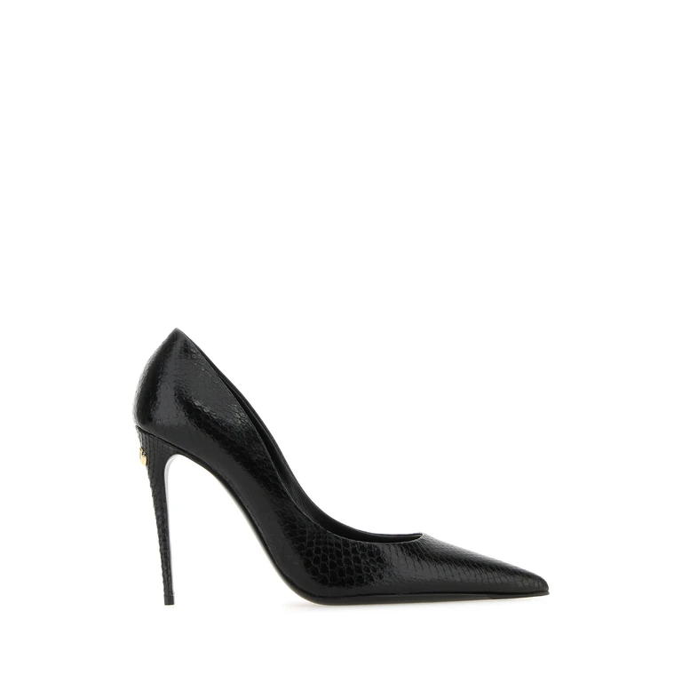 Dolce & Gabbana Cd1841a2y74 80999 Nero Scarpe Con Tacco