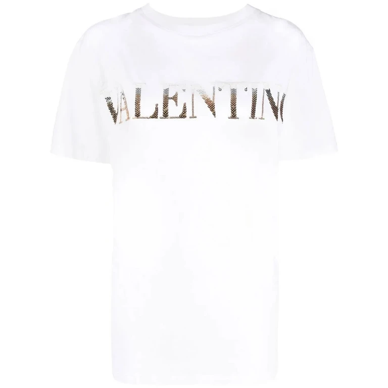 Valentino Garavani Logo-Print Cotton T-Shirt