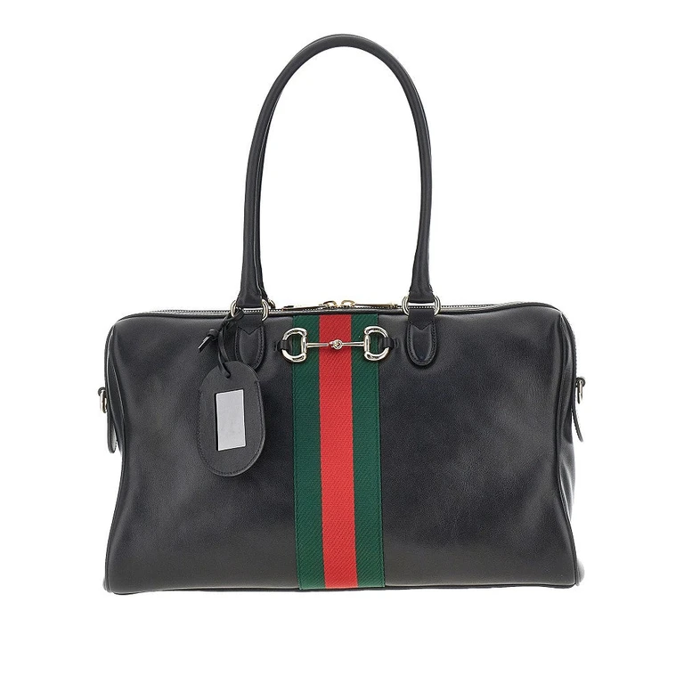 GUCCI Large leather 'Borsetto' bag Woman One Size