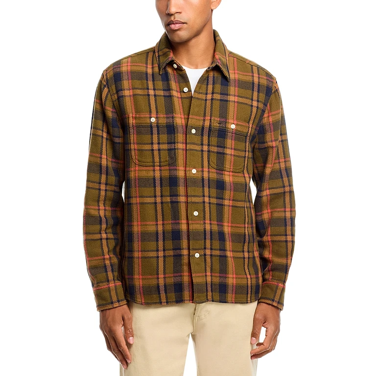 Madewell Long Sleeve Printed Work Shirt