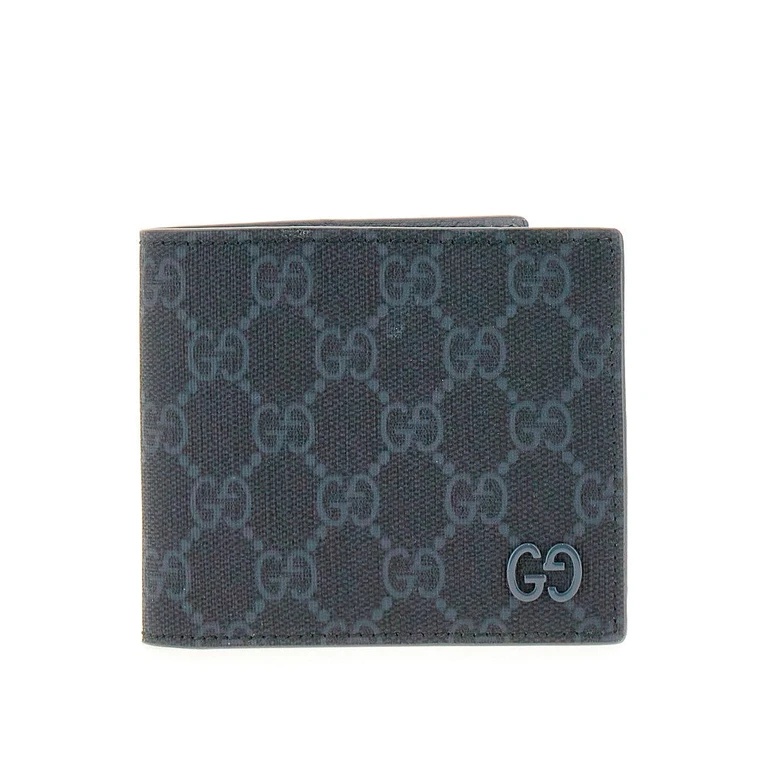 GUCCI Bi-fold wallet with lacquered GG detail Man One Size