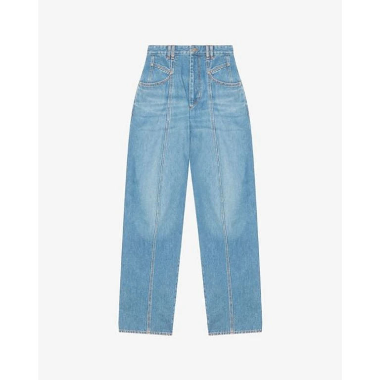 Pantalon Vetan - Femme - Bleu - Taille32 - Isabel Marant