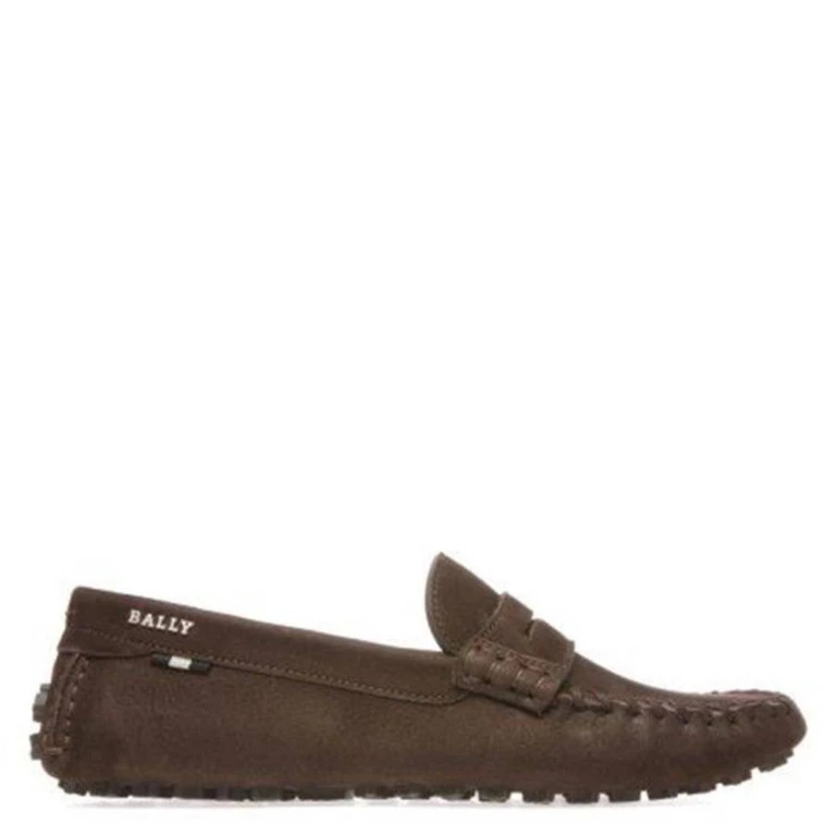 Bally Lamby Calf Nubuk Driving Shoes, Brand Size 41 ( US Size 10.5 )