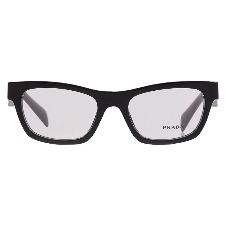 Prada Demo Square Ladies Eyeglasses PR B01V 16K1O1 52