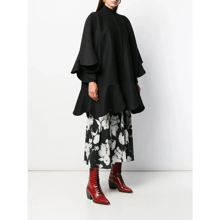 Valentino Garavani Scalloped Edge Cape