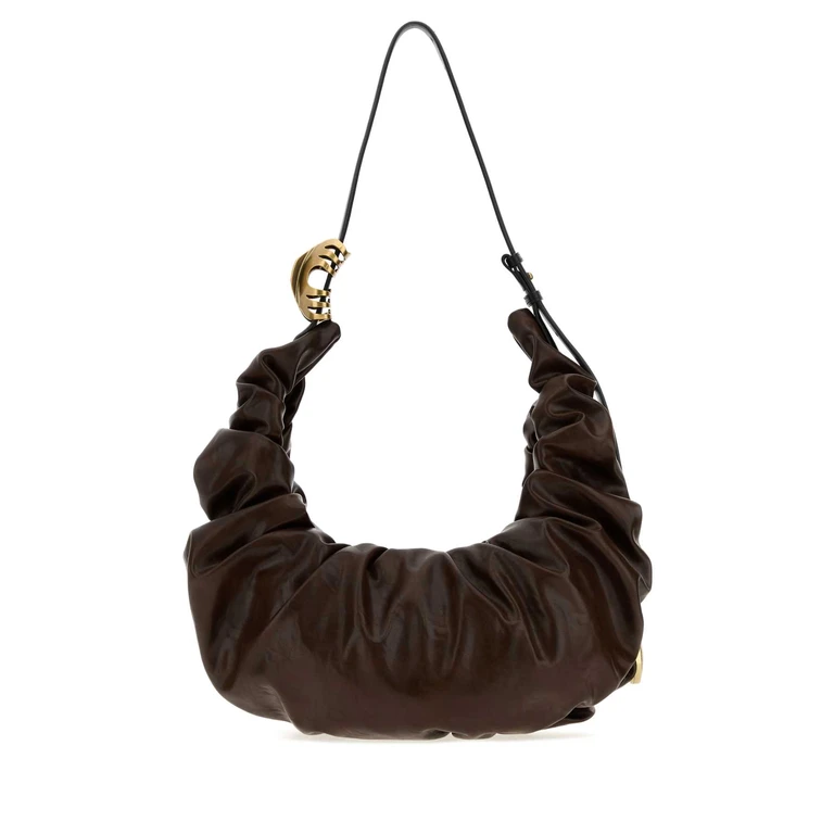 Diesel Brown Synthetic Leather Grab-D Shoulder Bag T2618 Borse A Mano - Women
