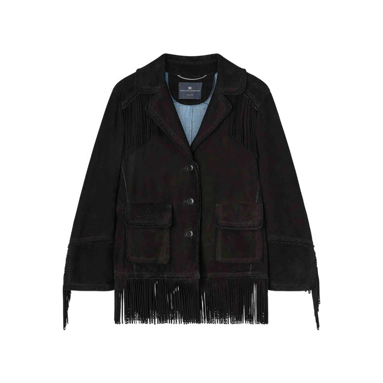 Ermanno Scervino Manteau Au Genou - Noir